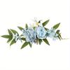 1Pc Artificial Rose Cluster Decoration Wedding Bridal Birthday Party Cake Table Flower for Outdoor Patio Garden Wedding Party Decoration