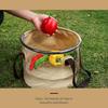 20L/30L Capacity Outdoor Folding Bucket PVC For Campers Hiker Fishermen Convenient Carry Handle