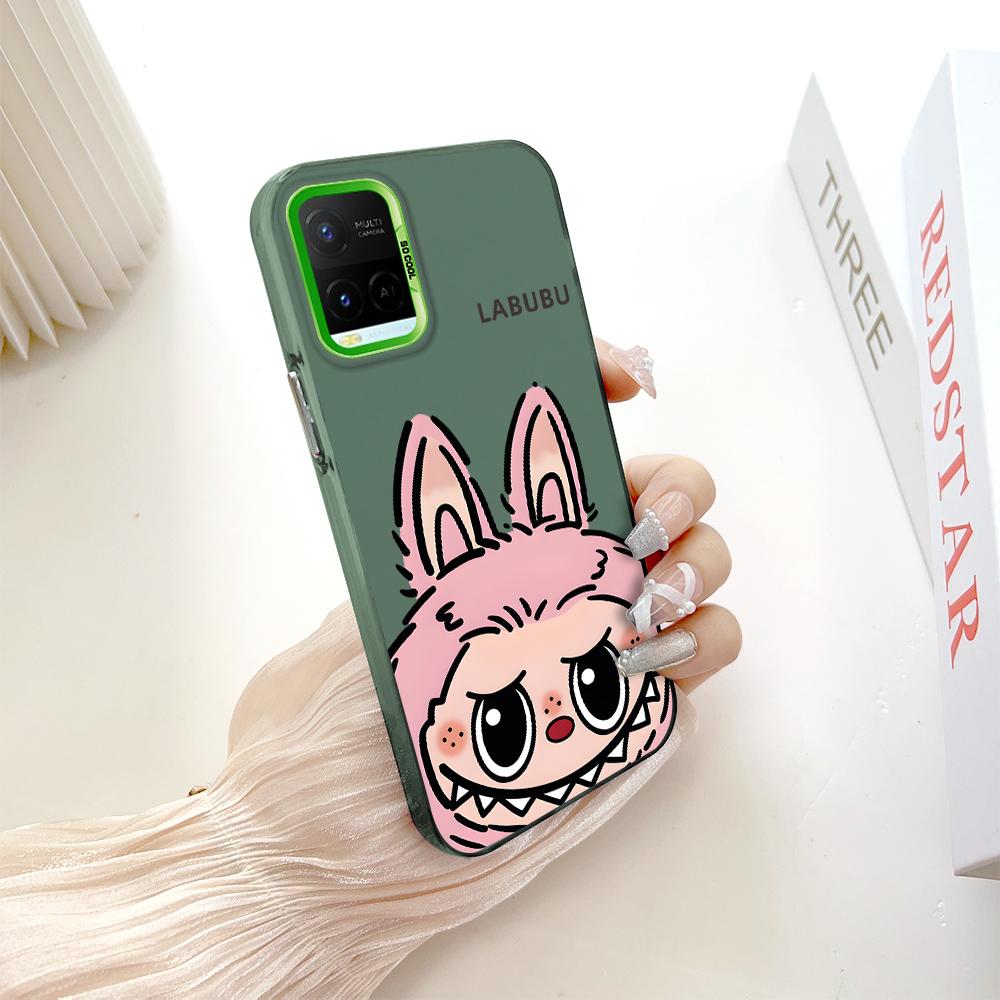 Painted Pattern Colorful Sliver Double Sided Hard Shell Shockproof Anti-fall Phone Casing for Vivo