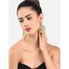 Tone Kundan & Pearls Dangle Earring For Women