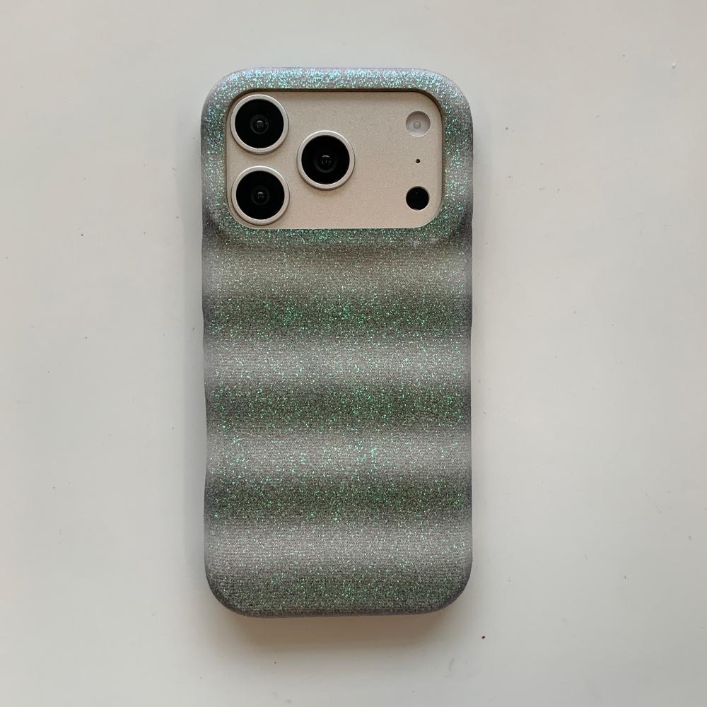 

Suitable for Apple 17Promax mobile phone case, rainbow glitter ins wind, Japan and Korea iPhone16 hard case 15/14 anti-drop protective case iPhone 14