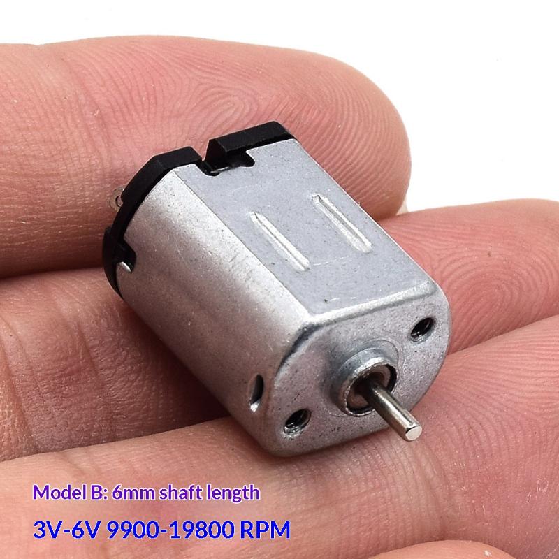 1/5Pcs Dc 3V 3.7V 5V 6V 12V High Speed Micro Electric Motor Ff-030 Mini Mute 030 Motor Diy Hobby Toy Lock Car Av Device