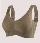 Plus Size Seamless Bra Women Large Bust Gathering Sports Bra Invisible Wireless Underwear