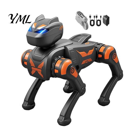 Educational Robot Dog Remote Control Toy, Voice Programmable Smart Electric Interactive STEM Toy RC Mechanical Puppy for Toddlers Boys Girls Robotic