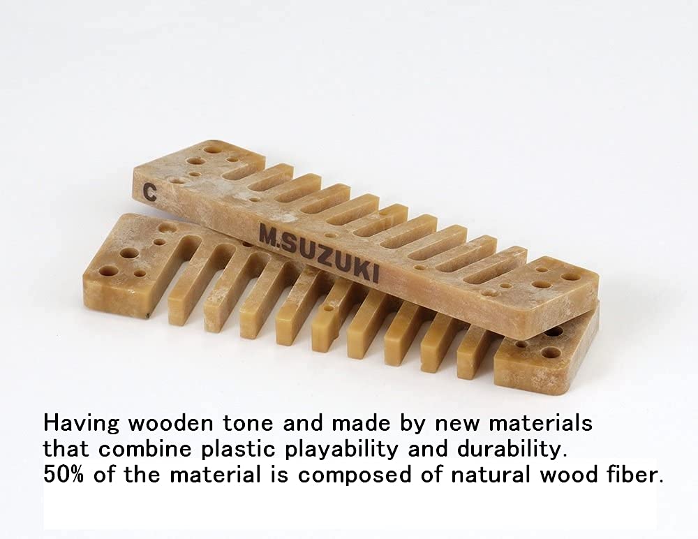 Suzuki Set muzicuță Suzuki cu 10 găuri M-20, set de 7 piese M-20-7SET