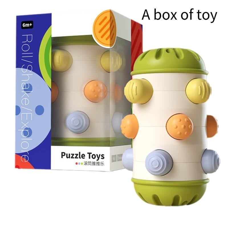 Engaging Early Development Baby Toy Fun Push Rolling Drum Educational Rattle