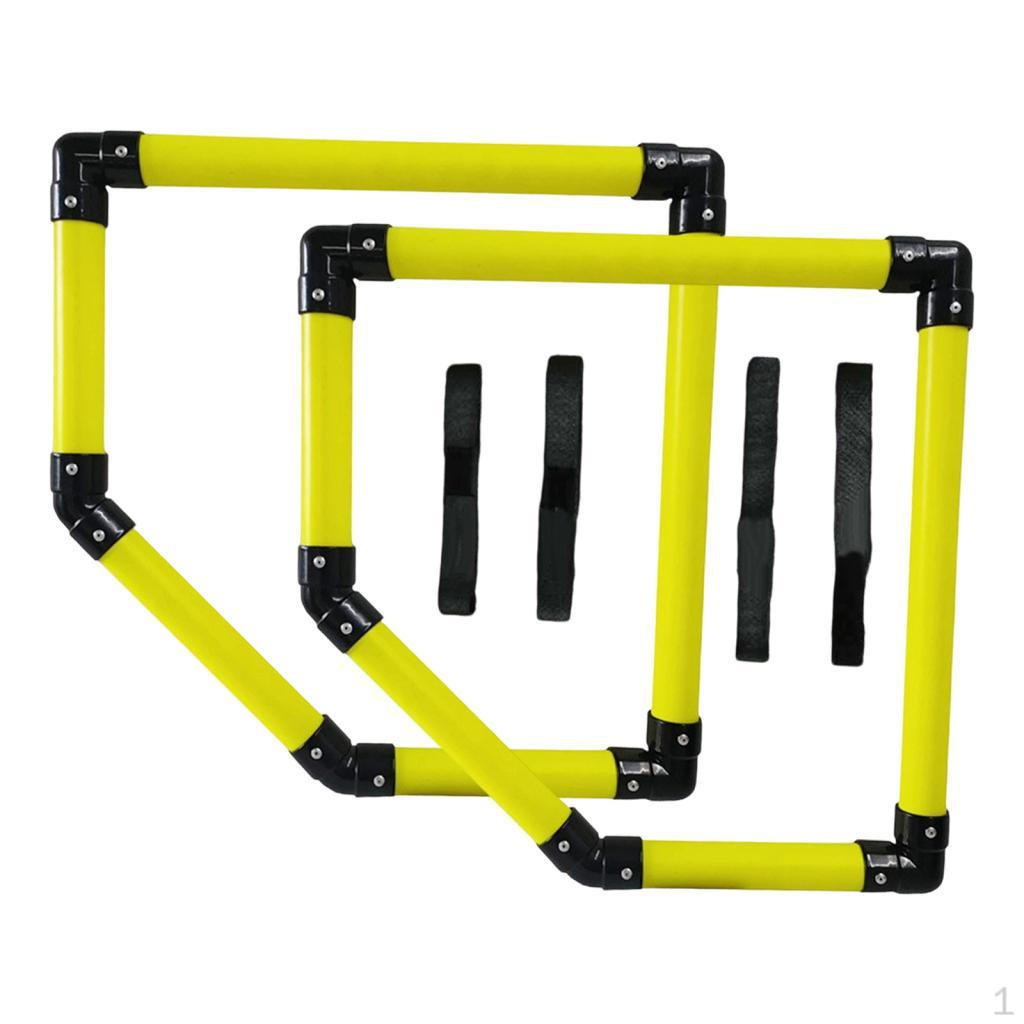 1 Piece Corner Target Soccer Goal Football Training Tool Precision Net Area Highlighted Double Target