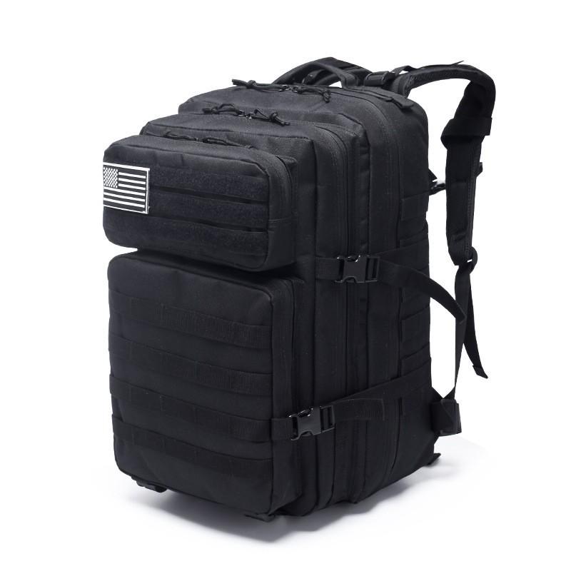 Men's Large Capacity Outdoor Sports Backpack, Water-Resistant, Multifunctional, 45L
