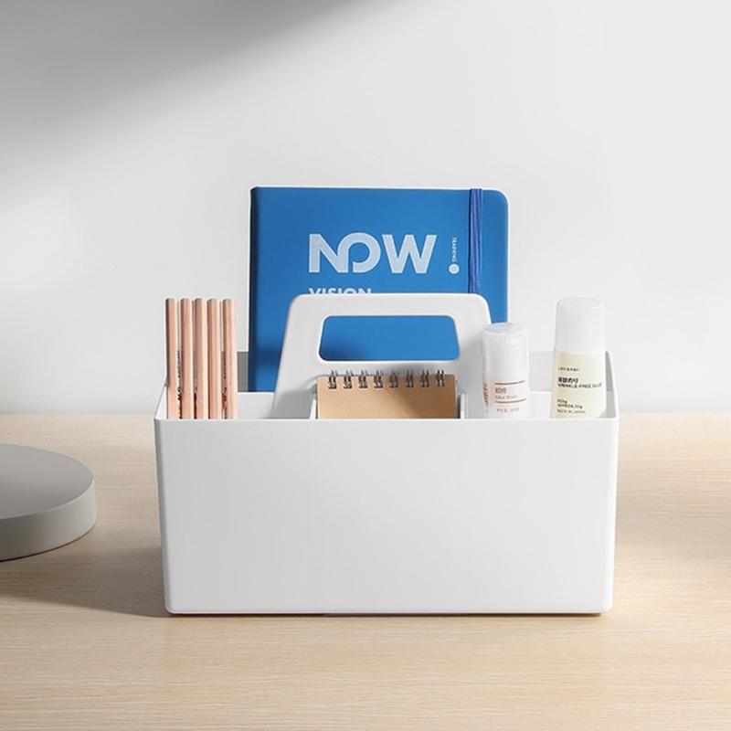 Plastic Divider Basket Multiple Compartments Desktop Arrangement Tabletop Cases Shelf Containers Cosmetic Sorting Cases