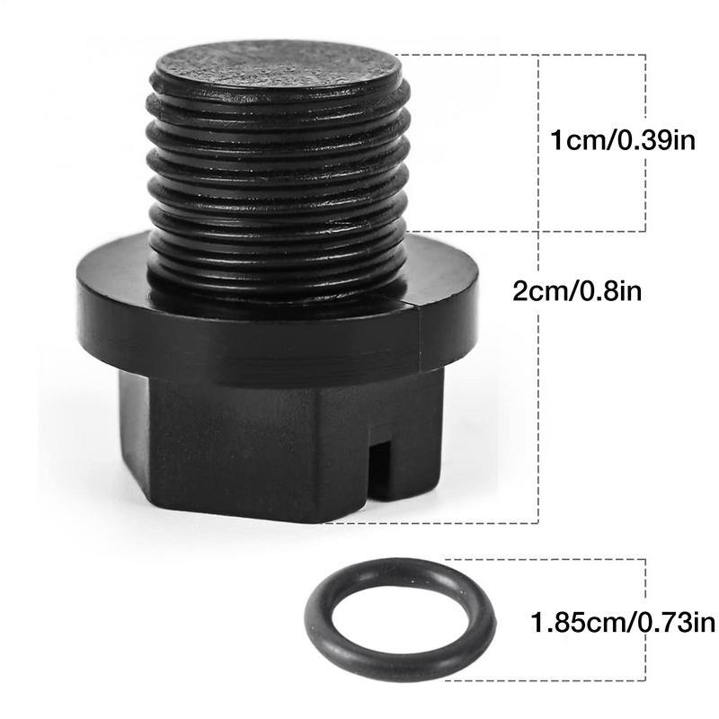 4 Pack Drain Plugs With O-Rings Pump Plug Pool Filters Replacement Pool Drain Pump Plug SPX1700FG For HaywardPumps