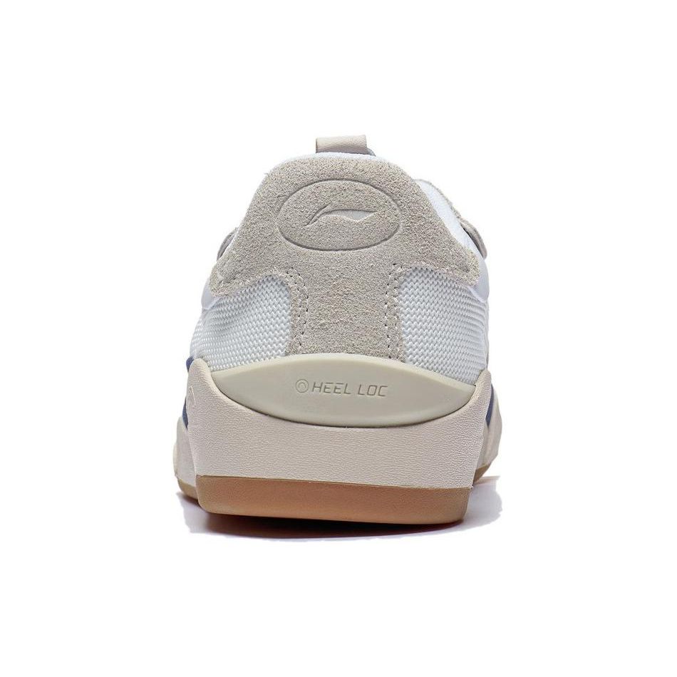 Li Ning Skategeneral Non-Slip Wear-Resistant Breathable Low-Top Skate Shoes Men Sneakers Cloud-White AEPSA49-5