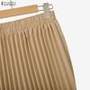 ZANZEA Women Short Sleeve Blouse and Long Skirts Summer Two Piece Suit Sets