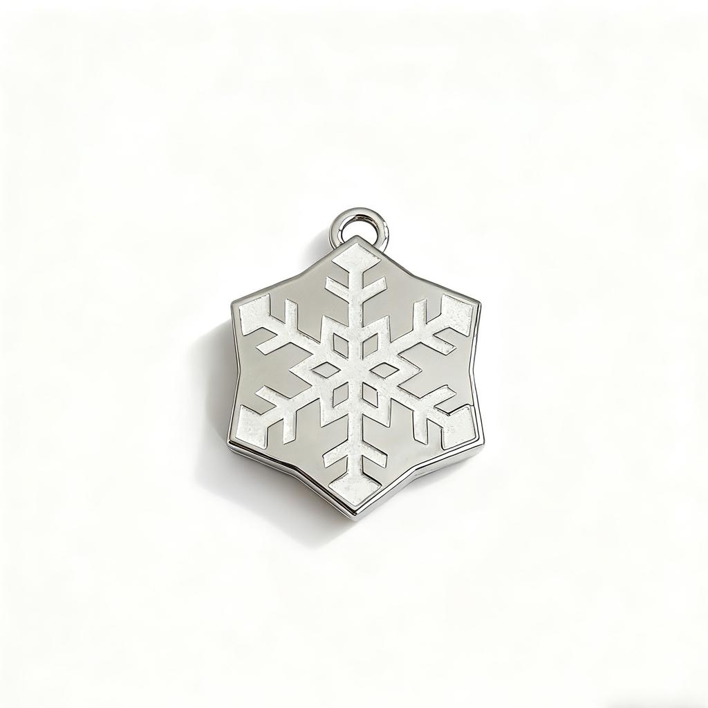 Christmas Tree Shape Handheld Mirror, Double Side Portable Vanity with Snowflake Print, Pocket Makeup Tool for Travel