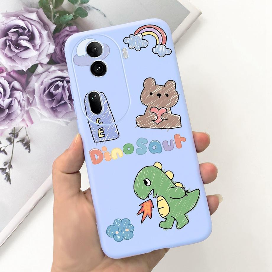 Handyhülle Für Oppo Reno 11 Pro 5G Niedliche Tiere Silikon Weiches TPU Hülle Rückseite Für Oppo Reno11 CPH2599 Reno11 F CPH2603 Capa