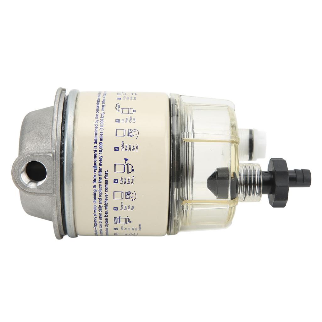 Separator paliwa i wody 30 GPH R12T 10 Mikronów Ocena filtracji Powłoka proszkowa elektrostatyczna dla