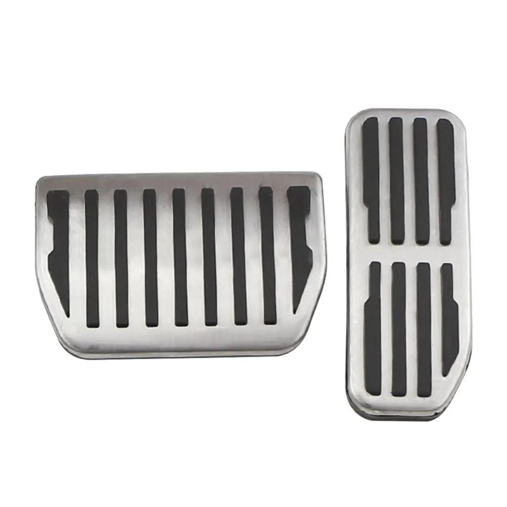 Car Pedals for Jaguar XE XFL F-Pace for Land Rover Evoque Discovery Stainless Steel Gas Brake Rest Pedal Cover Accessories