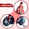 1:64 Motorcycle Model with Resin Figure Hand Painted Tiny People 1/64 Scale Motorbike Scene