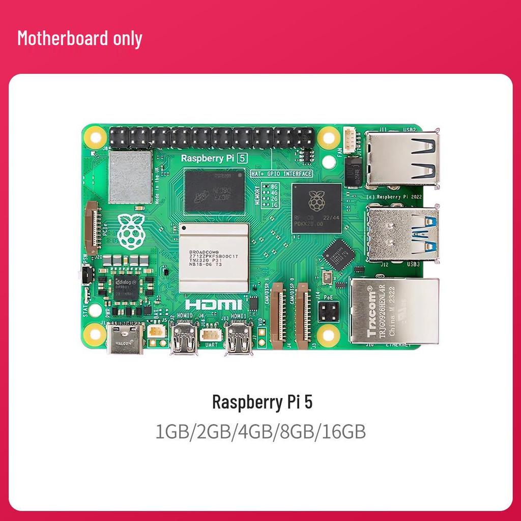 Płyta rozwojowa Raspberry Pi 5. generacji - Zestaw AI 4B z OpenClaw do programowania w Pythonie