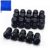 WELLVIE Wheel M14 19HEX Black for Aftermarket Bag for Lexus Land and Car Exterior and Custom Parts Nuts, P1.5, Black, 20-Piece Set, Steel, Wheels,