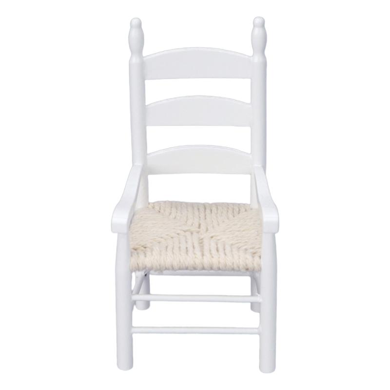 

Children s Interactive Dollhouse Wooden Dinning Chair Decoration Ornaments Toy with Cotton Cushion Relieve Boredom Toys 1 білий