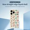For iPhone 17 Pro Case Christmas Tree Gingerbread Pattern Printing Straight Edge TPU Phone Back Cover