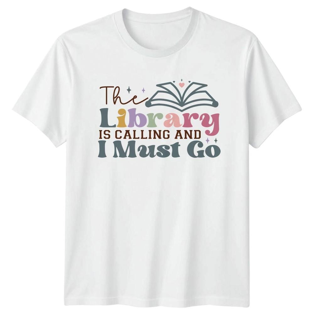 The Library Is Calling And Unisexs TShirt LibrarianBirthday Gift For Her S