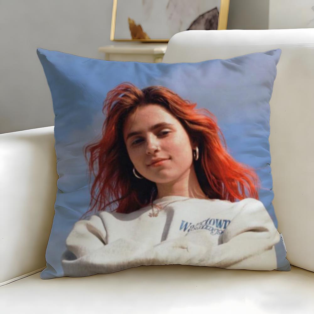 popular singer Clairo Cushion Cover Soft & Easy-Wash Pillow Case – Versatile for Couch, Bed, Travel and Office