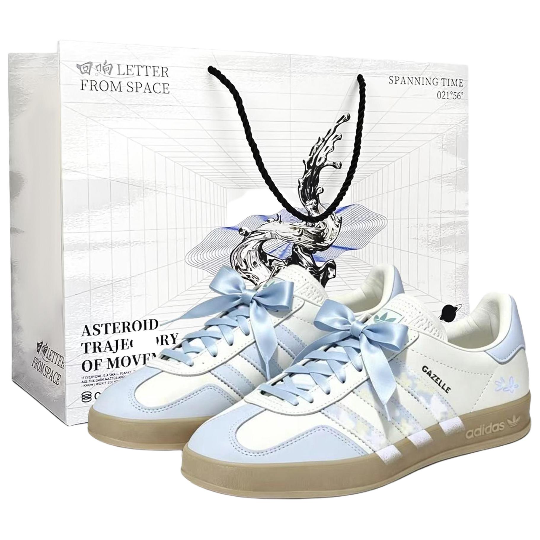 

Adidas Originals GAZELLE INDOOR Mint Shadow Synthetic Leather, Leather Low top Skateboard Shoes Unisex Blue JI2583(Team1495-) 41⅓