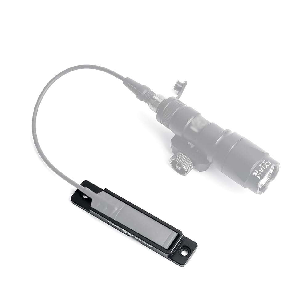 WADSN MLOK and Keymod Compatible Light Switch Slot Mount [Compatible with M300, M600, and DBAL-A2 Remote Switches] (Black)