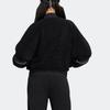 adidas Giacca Corta Ricamata Focus Boa con Cerniera Giacche da Donna Nera HY2812