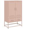 VidaXL Buffet Haut, Armoire avec Tiroirs, Placard avec Porte, Meuble de Rangement, Organisateur de Salle de Séjour, Rose 846609