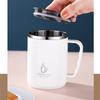 Stainless Steel Insulated Coffee Mug with Handle Double Wall Vacuum Travel Mug Heat Resistant Tumbler Cup with Sliding Lid