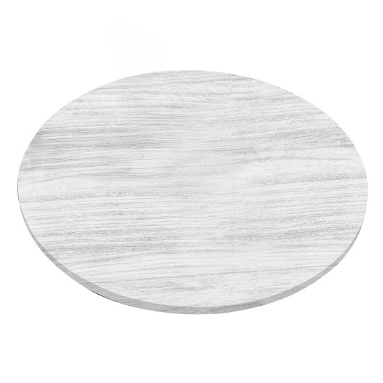 Round Table Cover 47.24" Washable Tablecloth with Elastic Edge 3D Stain-Resistant Table