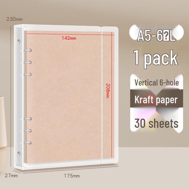 Multi-Size DIY Photo Album Binder with Black Card Pages
