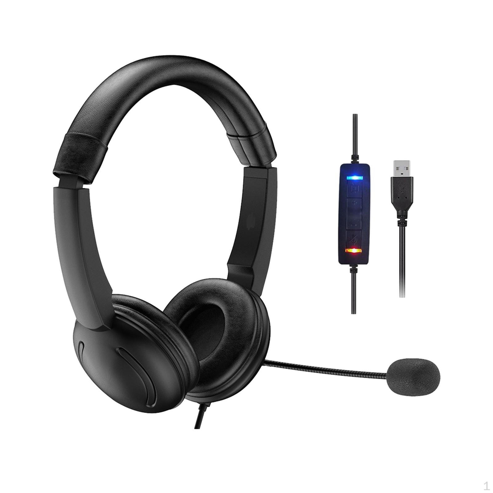 

USB-гарнитура Компьютер Plug and Play, комфорт, проводной ноутбук для центра обработки вызовов