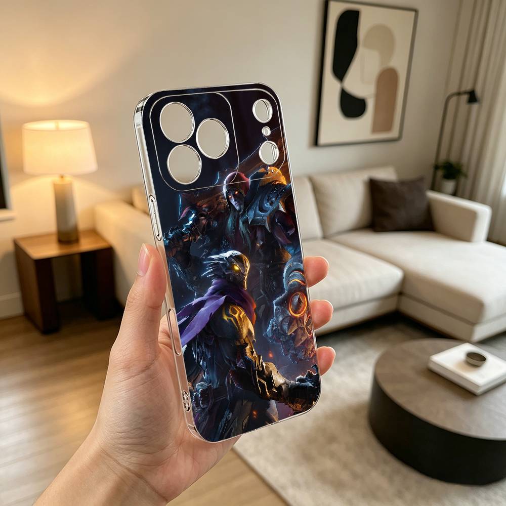 Game D-Darksiders Phone Case For iPhone 17 16 15 14 13 12 11 Mini Pro Max Plus Transparent Cover iPhone12PROMAX