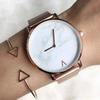 Top Brand Luxury Women Quartz Wristwatches Simple Gold Silver Ladies Watch Fashion Stainless Steel Mesh Band Woman Watch Montre