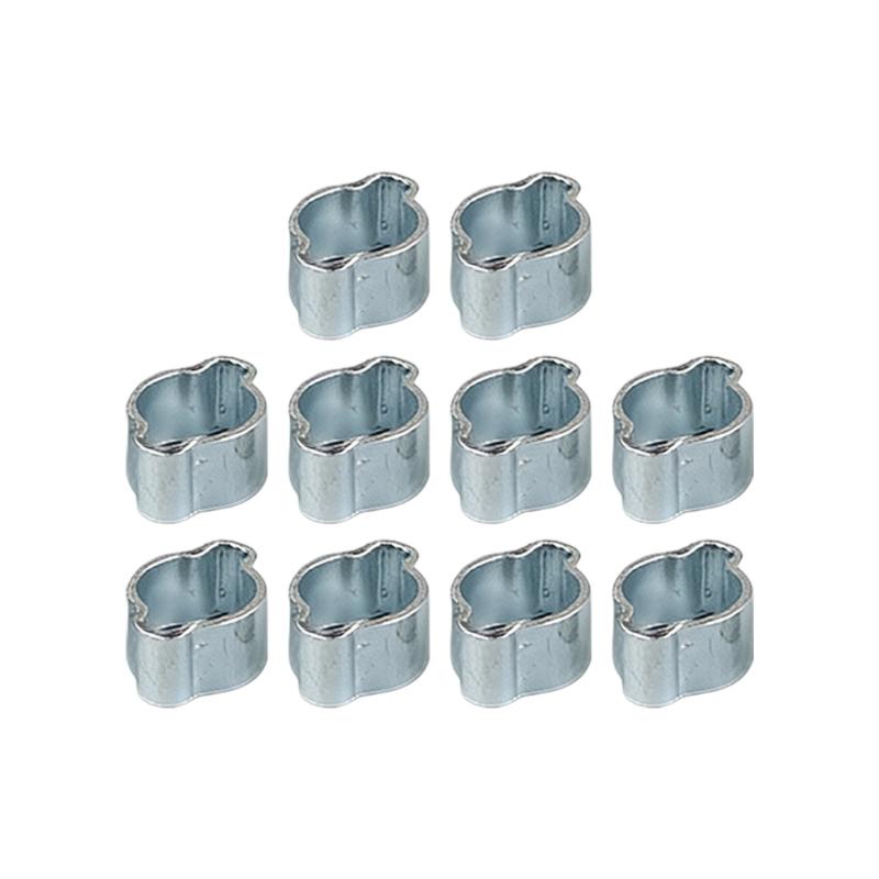 10Pcs 304 Steel Double Eared Hose Clamps Double Ear Hose Clamps Suitable for Water Oil & Gas Pipe Connection