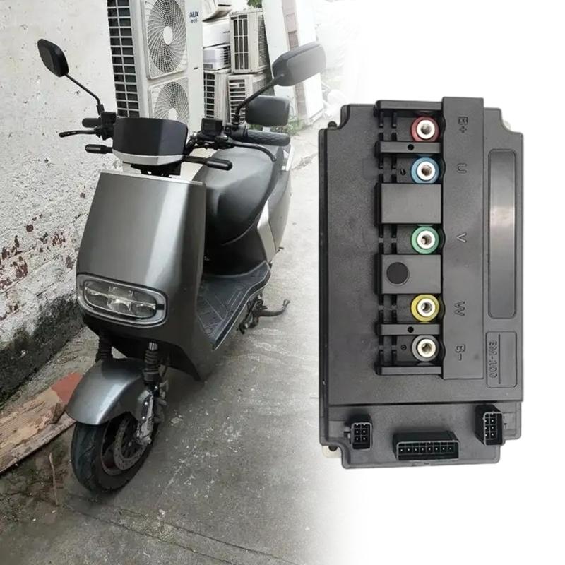 Upgraded Alloy Housing E Bike Controller 2KW-3KW Adjustable Motor Parameters Advanced Cooling System EM100 72350 72400