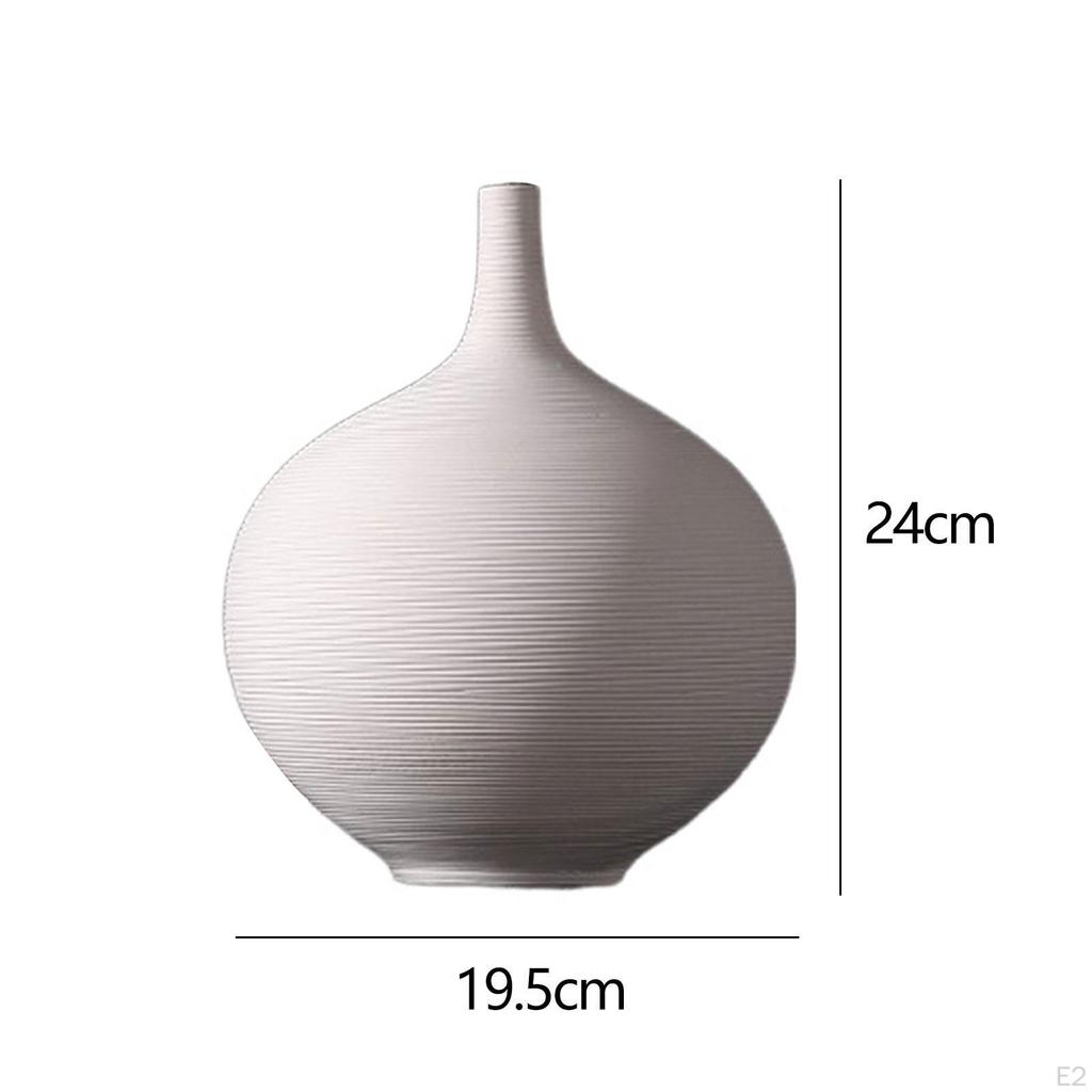 Ceramic Flower Vase Container Boho Modern Nordic for Dinner Table Living Room