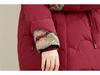 Genuine Mid-Length Women's Down Jacket - 90% White Duck Fill, Stylish for Moms and Grandmas, Thickened for Warmth