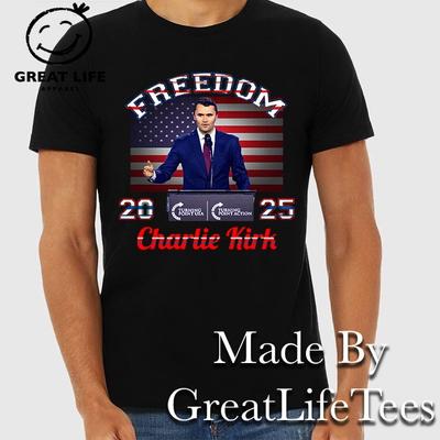 Charlie Kirk T-Shirt, Tribut an Charlie Kirk Shirt, Freiheit Charlie Kirk T-Shirt