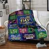 Empowerment Celebration Royal 60Th Birthday Throw Customize Text Durable Comfort Suitable For Sofa Couch Office Bed Picnics Four Seasons Universal