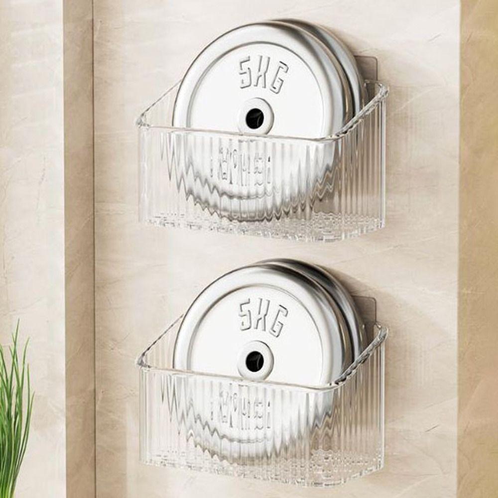 Transparent Ginger Garlic Storage Baskets Plastic Kitchen Storage Rack  for Home