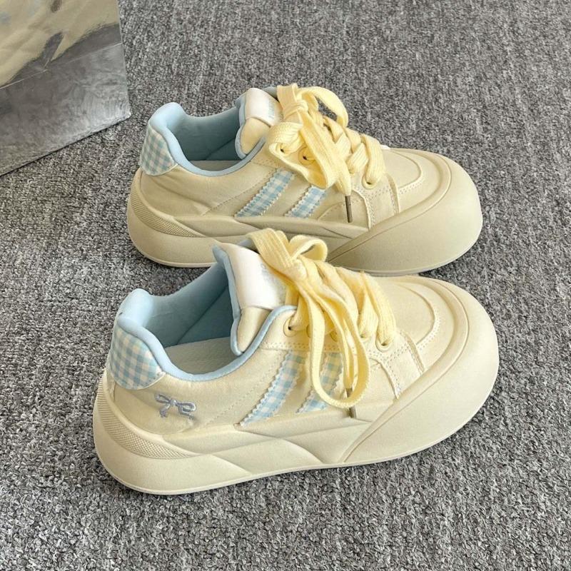 Summer casual board shoes women's new platform white shoes with skirts niche fashion bread shoes