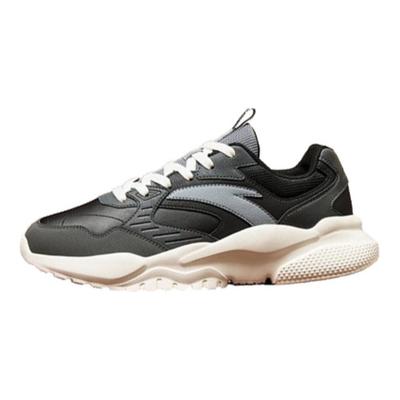 Chaussures décontractées basses tendance et polyvalentes, antidérapantes et durables pour hommes, sneaker noir gris 912418854-8
