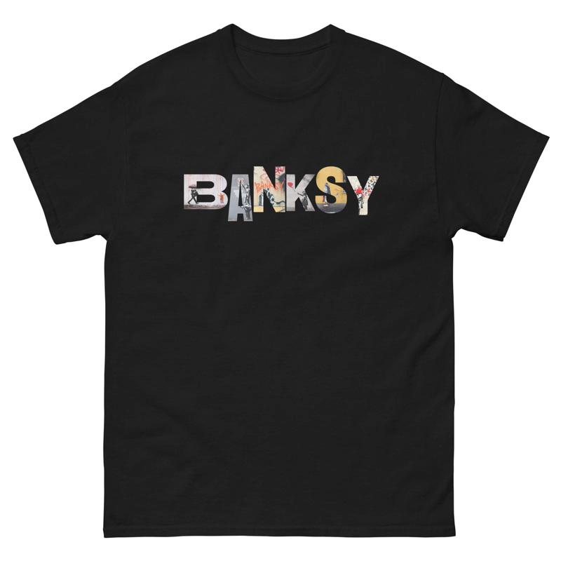 Banksy Street Art Streetwear Aesthetic Design Classic Tee