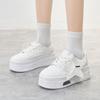 Leather Pink Chunky Sneakers Platform Lace-up Thick Sole Casual Shoes Women  Slip On Fashi Outdoors Walking Shoes