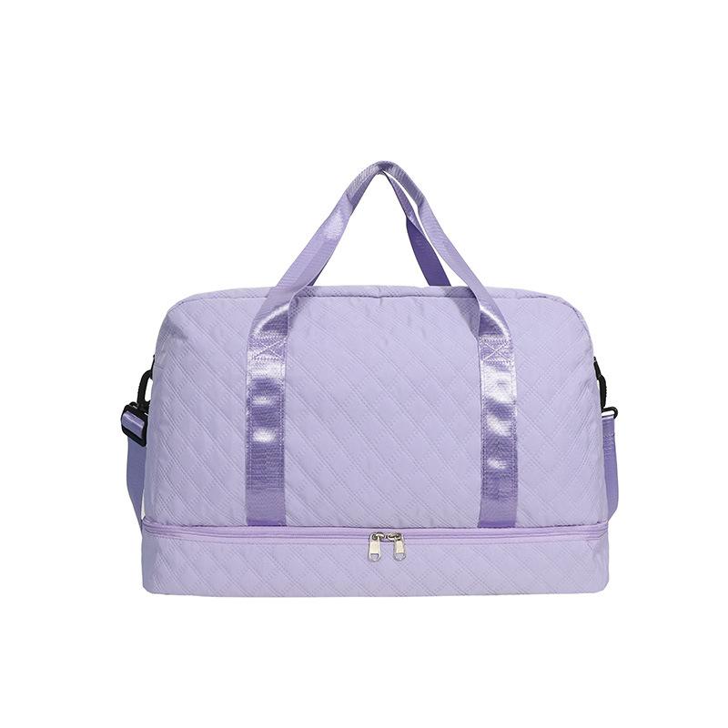 Rhombus Travel Bag Duffel Bag Short-distance Maternity Accommodation Fitness Swimming Storage Bag Portable Independent Shoe Space Bag