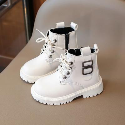 2024 Children Short Boots for Girls Autumn Winter New Fashion Korean Style Soft Bottom Casual Anti-slippery Trendy Zipper Shoes